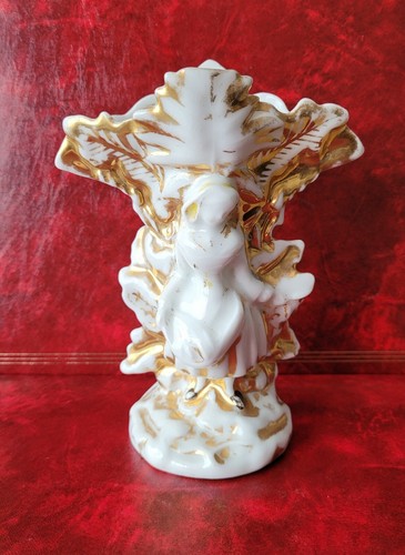 Vase église porcelaine - en,