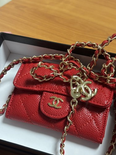 Mini sac chanel - sac, rouge