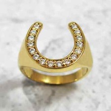 Bague chevalière en fer à