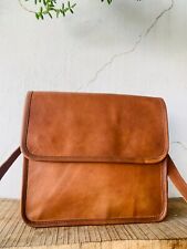 Sac À Bandoulière Fait Main Par Un Expert, Rare Mallette Pour Homme