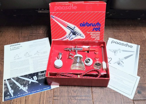 New vtg 80s paasche - v, airbrush