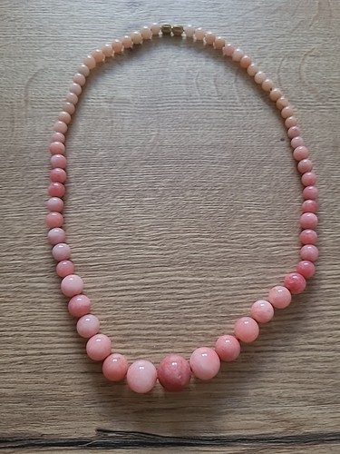 Collier perles naturelles rose - collier,