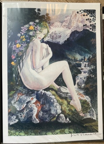 Manara tirage imprimé signé - manara,