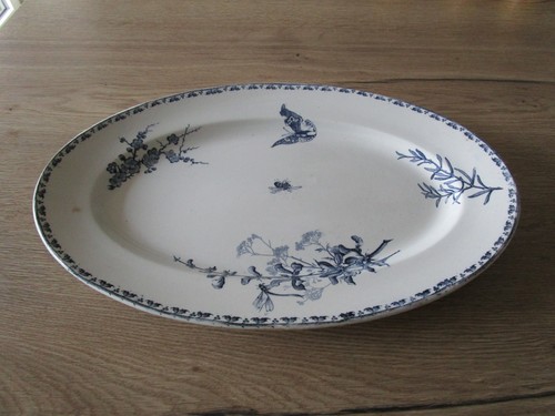 Plat ovale sarreguemines - u&c,