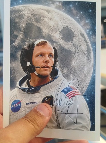 Autographe neil armstrong - -,
