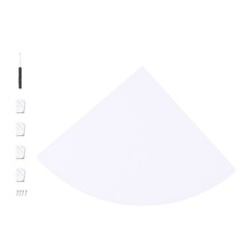  Étagère Flottante D'angle Support De Rangement D'angle Mural