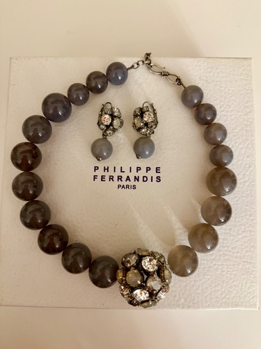 Collier parure signé philippe - signé,