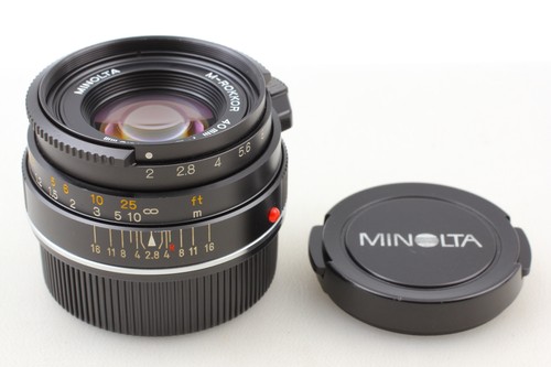 Objectif minolta rokkor 40mm - m-rokkor,