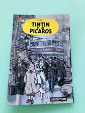 CARTE POSTALE 15X10 TINTIN HOMMAGE A HERGE PARODIQUE PASTICHE ET LES PICAROS