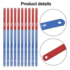 10PCS Lame De Scie À Métaux 300mm Lames De Scie À Main 14T/18T/24T Bi-Métal
