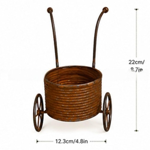 Support chariot fleurs - support, avec