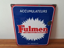 plaque émaillée FULMEN Garage