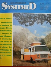 Les Cahiers SYSTEME D N° 90 1977. Aménagement Camping-Car Kombi, Fourgon H. 2 CV