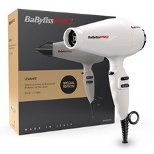 Neuf Sèche-cheveux professionnel ionic Levante Babyliss sa boîte d'origine blanc