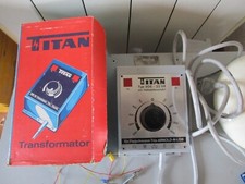 TRANSFORMATEUR  CIRCUIT TRAIN TITAN 806 + CONNEXIONS +BOITE BOXED TRANSFORMATOR