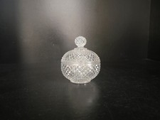 Boite poudre bijoux pot bombons bobinière sucrier cristal Baccarat Diamant