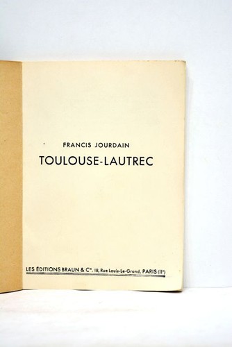Livre ancien jourdain - jourdain, toulouse