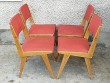 lot 4 chaises design 50