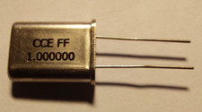Cristal oscillateur résonateur type HC49-U 1.000000 MHz métal