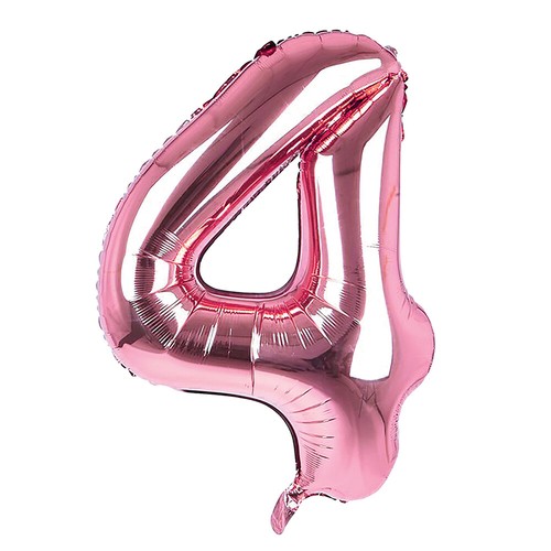 Ballon géant feuille rose