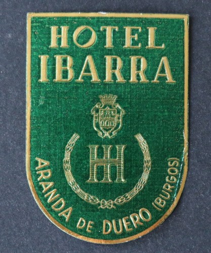 Ancienne étiquette hotel - ancienne,