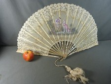 Éventail en Soie, Nacre et