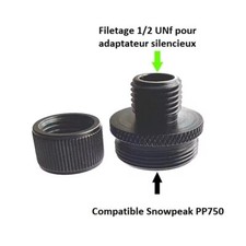 Adaptateur silencieux 1/2 UNF