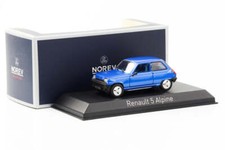 1:43 Renault 5 R5 Alpine Bleu Métallique 1972 Norev Diecast 510512