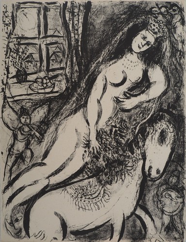 Marc chagall cirque la - chagall, cirque,