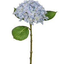 3er-Set Artificiel Hydrangea 48 CM Bleu Plante de Décoration pour Maison Bureau