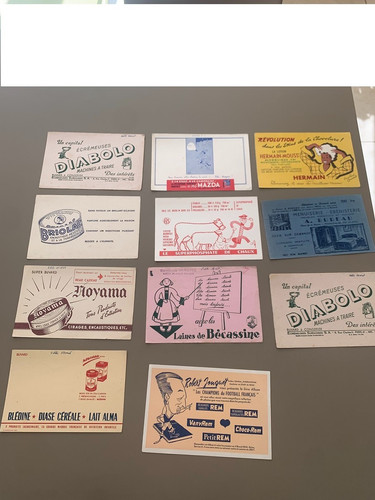 Lot buvards ancien divers - ancien,