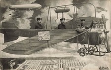 Carte photo WW1 photomontage