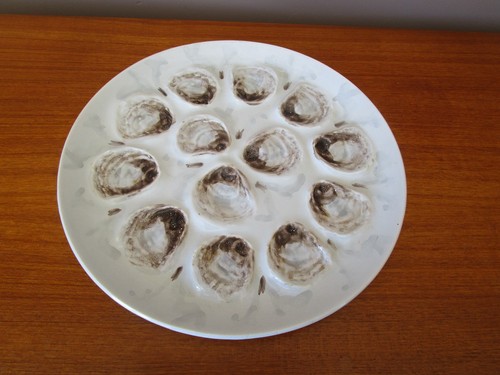 Plat huitres coquillages - plat, /