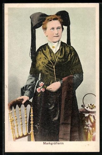 Carte postale marquise - , en