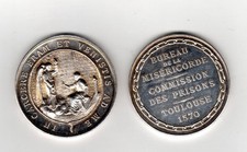 Medaille Bureau De Miséricorde Commission Des Prisons Toulouse1570 Argent SILVER