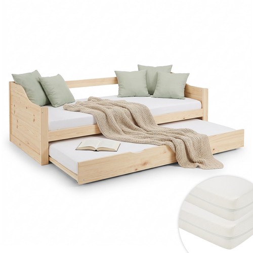 Lit gigogne 90x 190 - 200, cm