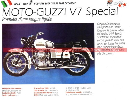 Moto guzzi 750 - moto, v7
