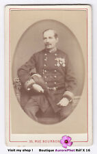 MILITAIRE OFFICIER MÉDAILLÉ INFANTERIE ou SAINT-CYR, CDV UNIVERSELLE à LYON -X16
