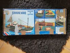 MAQUETTE BOIS BATEAU JEANNINE MARIE SARDINIER DU GUILVINEC 1/25ème SOCLAINE 1980