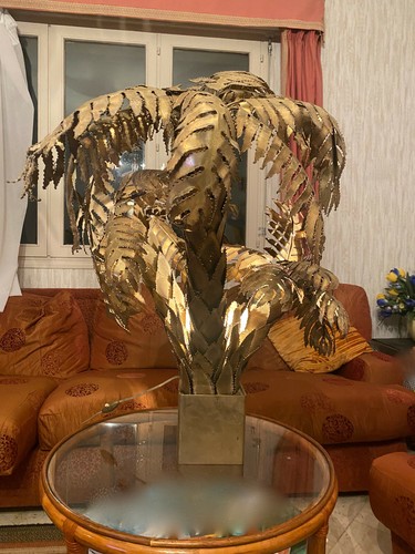 1970 lampadaire palmier - 1970′, en