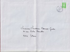 BV28-ENVELOPPE-AUTOGRAPHE-GEORGES HOSOTTE-PEINTRE-LITHOGRAPHE-1994