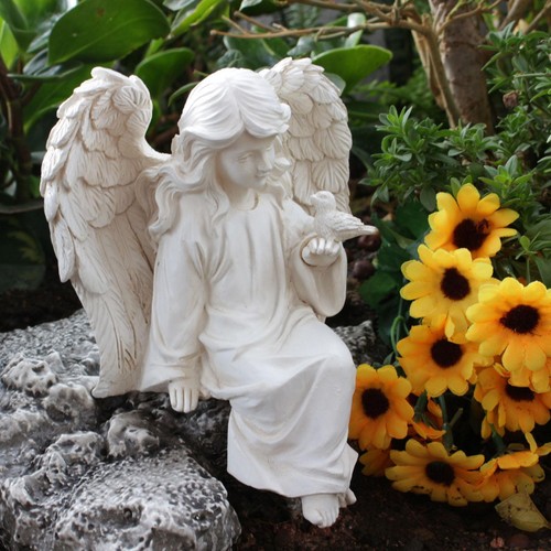 Statue ange prière - statue, d'ange