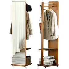 HOMCOM miroir sur pied