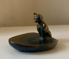 Rare Coupelle baguier Chat