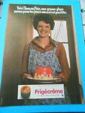 Publicité advertising 1976  Frigécrème c'est deveni simple de faire plaisir