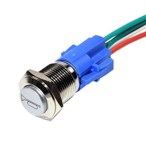 12v pousseur bouton air klaxon - 12v,
