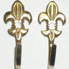 Décorative Doré Crochet Embrasse Rideau, Crochet Porte X2