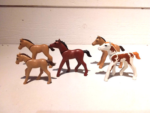 Playmobil lot poneys western - lot, /