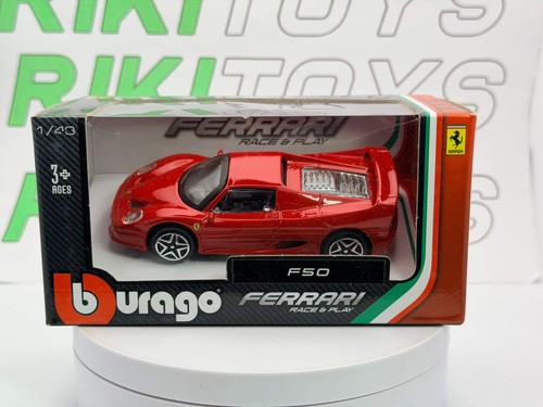 Ferrari burago 43 - ferrari, rouge