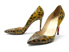 CHAUSSURES CHRISTIAN LOUBOUTIN ESCARPINS SO KATE LEOPARD 39 EN CUIR SHOES 745€